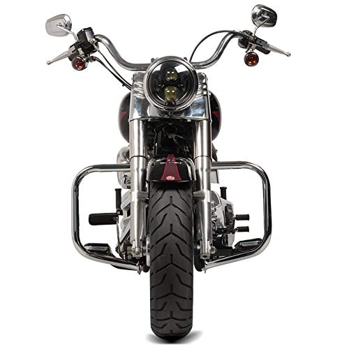 Harley Davidson CVO Softail Deluxe 14-15 ST2 Chrome Engine Guard - Heavy Duty Motorcycle Crash Bar for Protection & Style - Perfect for Cruising & Long Rides