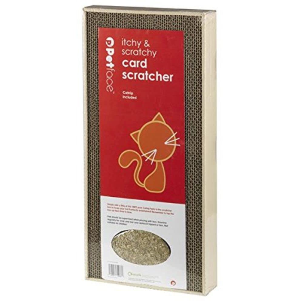 Premium Cat Scratcher Box with Catnip - Durable Cardboard Cat Scratcher for Indoor Cats - Fun Kitty Toy for Scratching, Playing & Relaxing - Perfect for Home, Office & Pet-Friendly Spaces