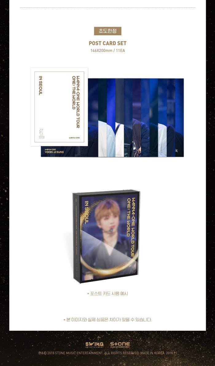 WANNA ONE WORLD TOUR BLU-RAY [ONE: THE WORLD] 2 Disc Set with Photobook, 2 Magnets & Tracking Number - K-POP Concert DVD Collection - Perfect for K-POP Fans and Collectors