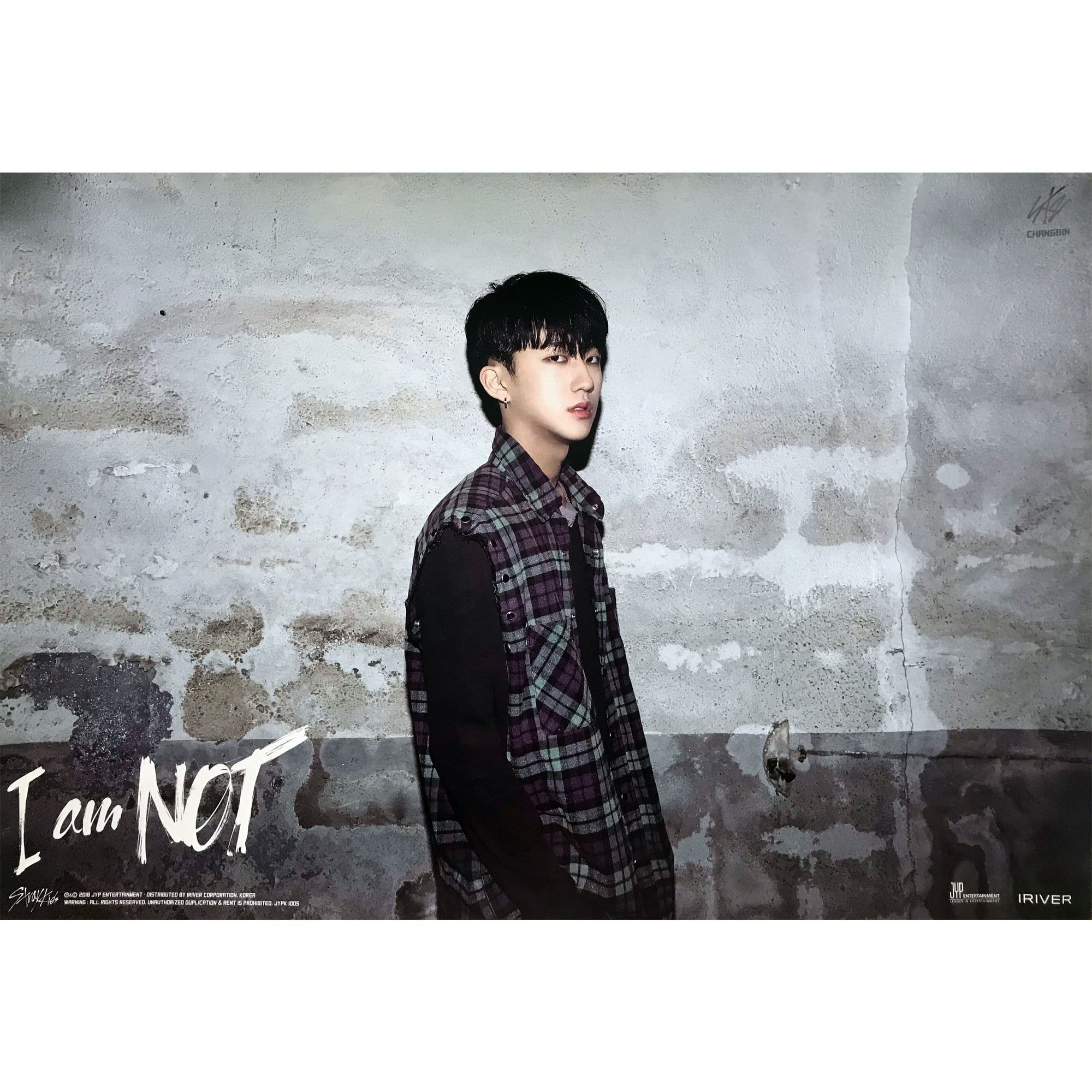 STRAY KIDS 1ST MINI ALBUM [I AM NOT] Official Poster - Kpop Merchandise, Kpop Poster for Room Decor, Fan Collection & Gift for STAY Fans