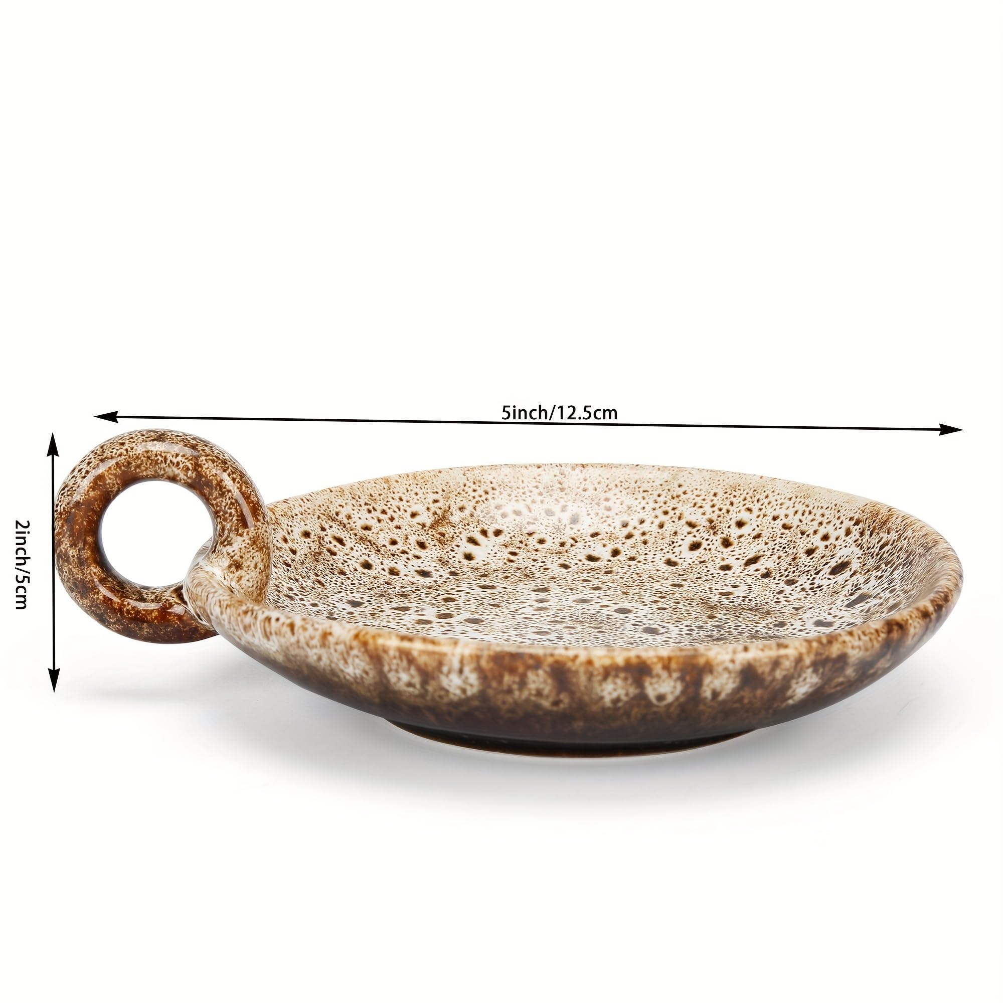 Premium Sage Burner Bowl with Handle - Smudge Bowl for Sage, Palo Santo & Incense Sticks - Ceremonial Herb Holder for Cleansing & Meditation - Perfect for Yoga, Reiki & Spiritual Rituals
