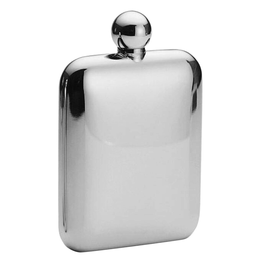 Baoblaze 6 oz Stainless Steel Hip Flask with Funnel - Leak Proof Portable Alcohol Flask for Whiskey, Vodka & Liquor - Perfect for Travel, Camping, Fishing & Outdoor Adventures