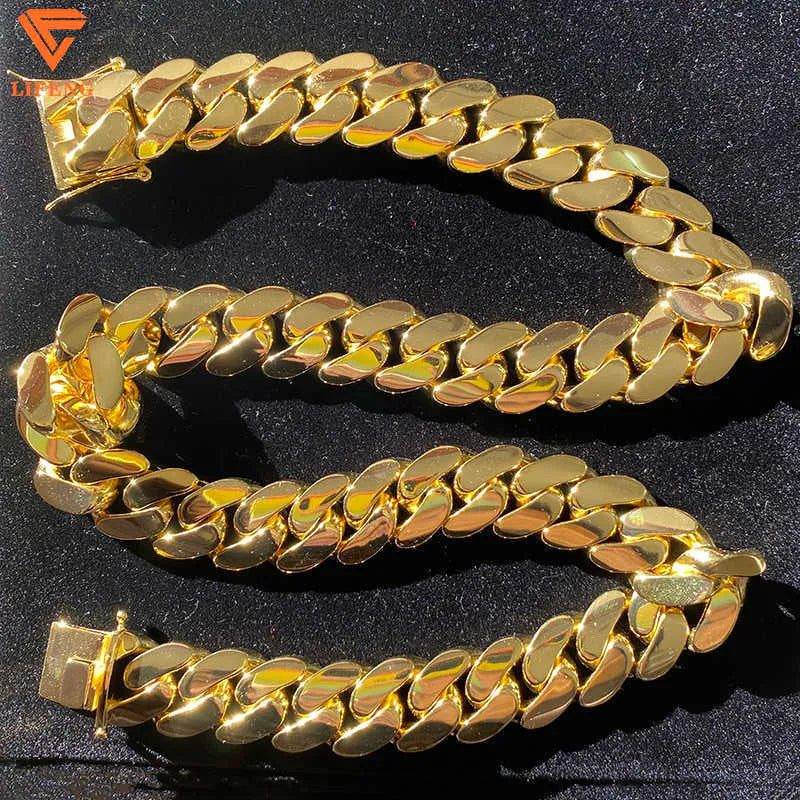 22K Gold Plated Cuban Link Chain Necklace for Men - 6mm Thick Hip Hop Jewelry Gift - Perfect for Parties, Weddings & Everyday Wear