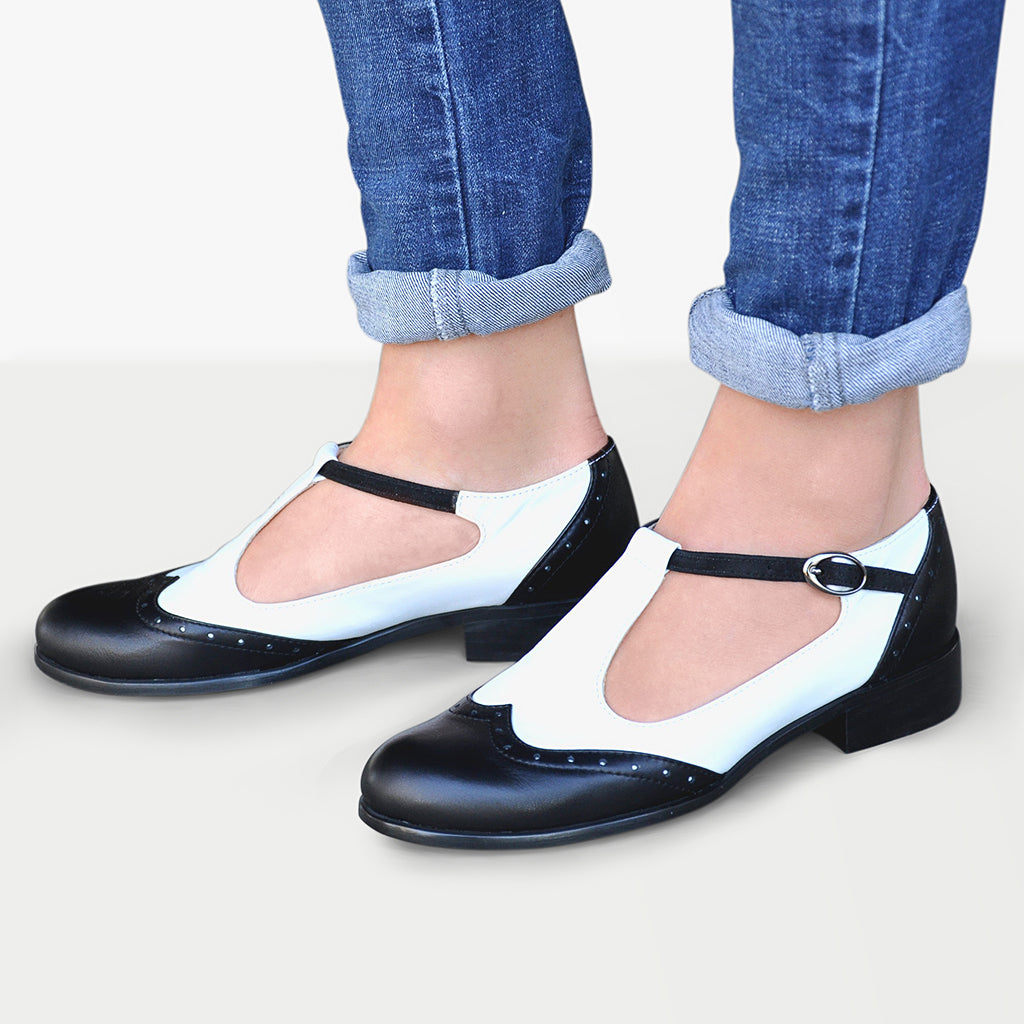 Jane Mary Janes Women's Comfortable Slip-On Shoes for Casual Wear, Walking & Everyday Use
