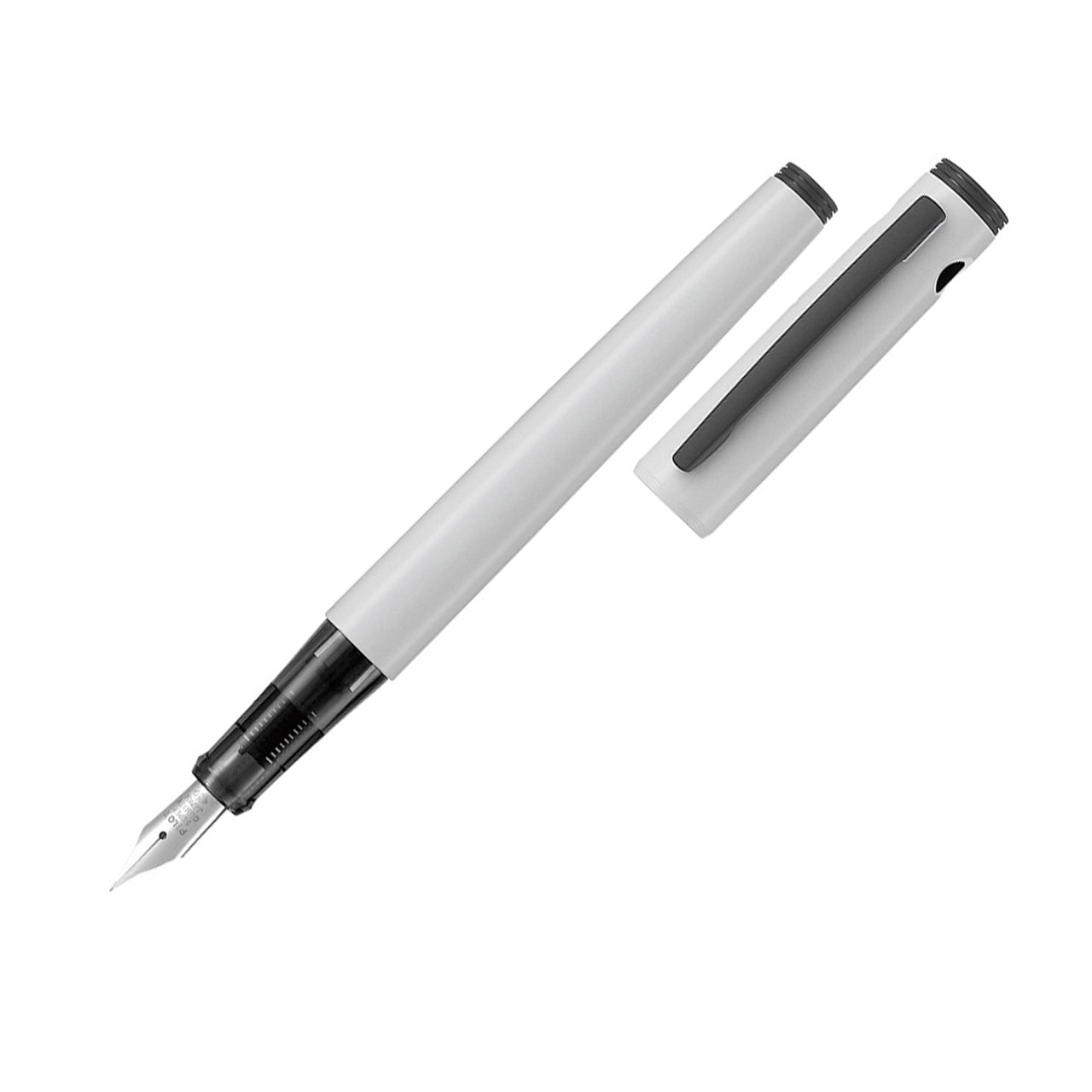 Premium Explorer EX2 Fountain Pen - Gloss White Finish, Smooth Writing, Ideal for Calligraphy, Journaling & Professional Use