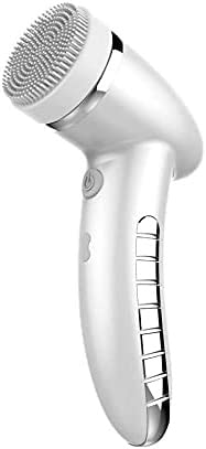 Corsehild Waterproof Facial Cleansing Brush Set - 4 Brush Heads for Deep Cleansing, Exfoliating & Blackhead Removal | Gentle Face Massager for Women & Men (White) | Perfect for Daily Skincare & Spa Treatments