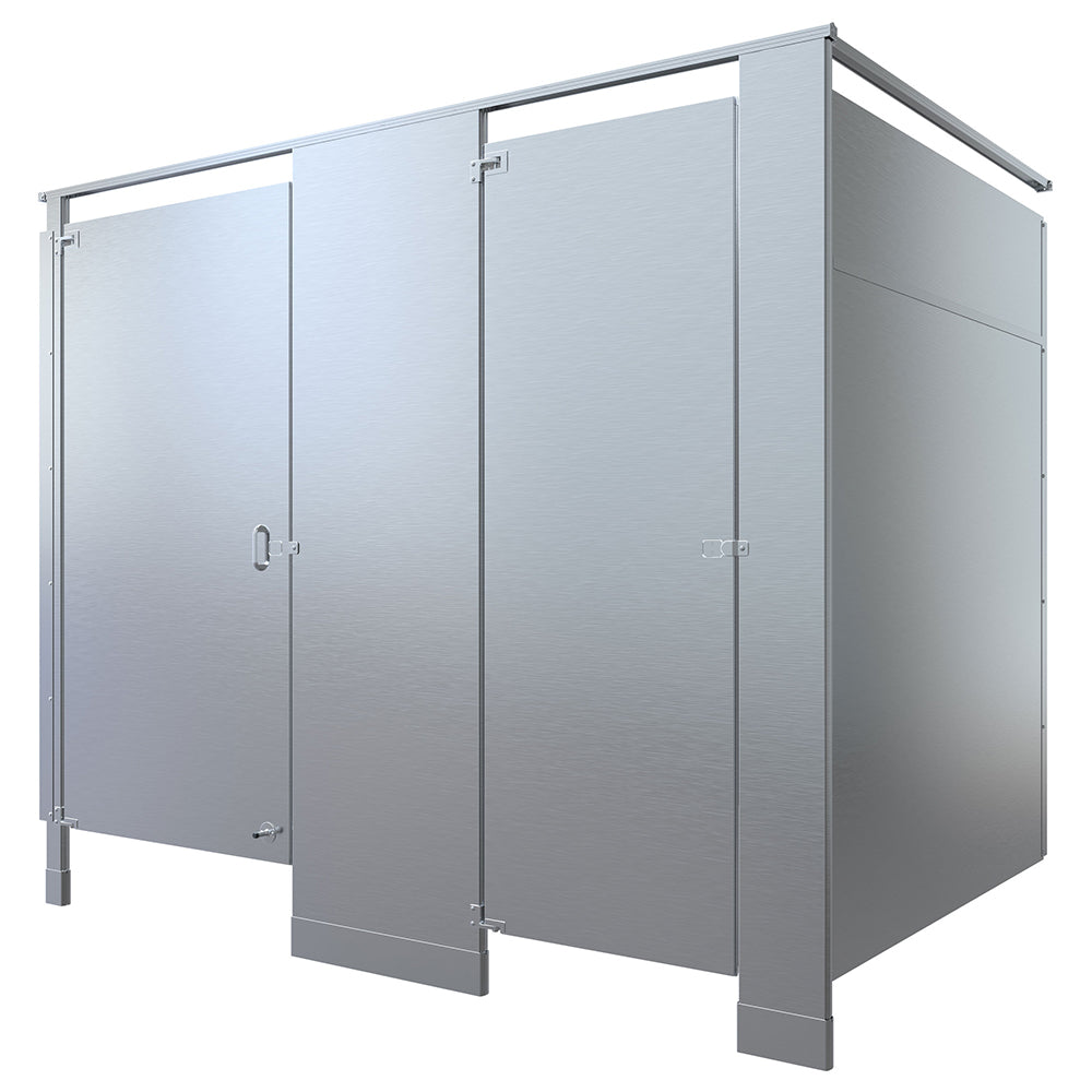 Bradley Stainless Steel Toilet Partitions - Durable & Modern Restroom Dividers for Commercial & Public Bathrooms