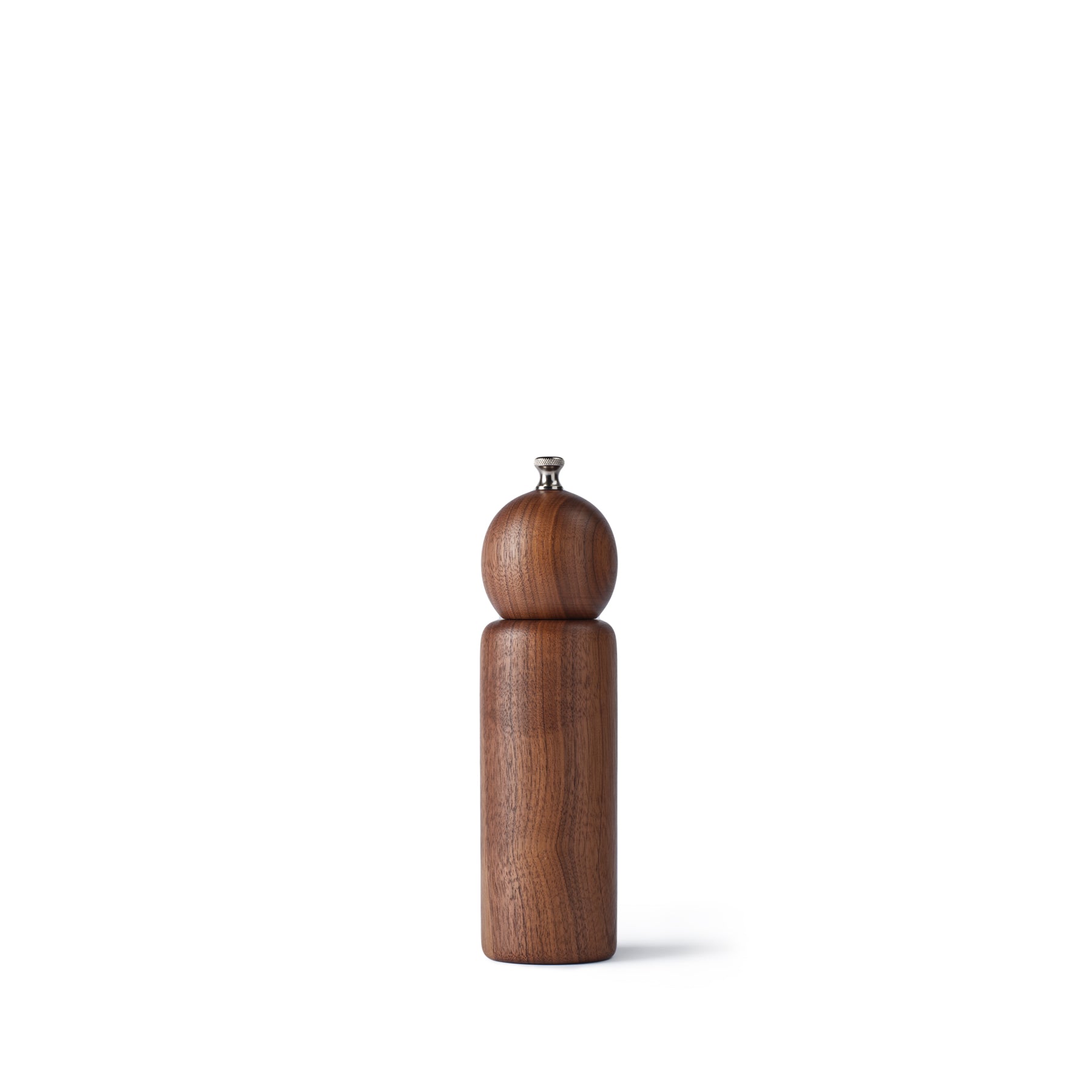 Premium Walnut Butler Pepper Mill - Adjustable Ceramic Grinder for Fresh Ground Pepper - Perfect for Kitchen, Dining Table & Gourmet Cooking