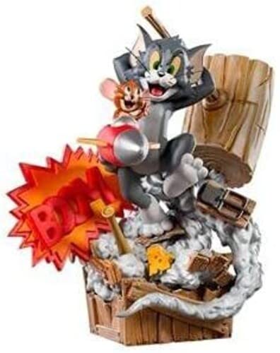 Iron Studios Tom & Jerry 1/3 Scale Prime Statue - Premium Collectible Figurine for Home Decor, Office Display, and Animation Fan Collections