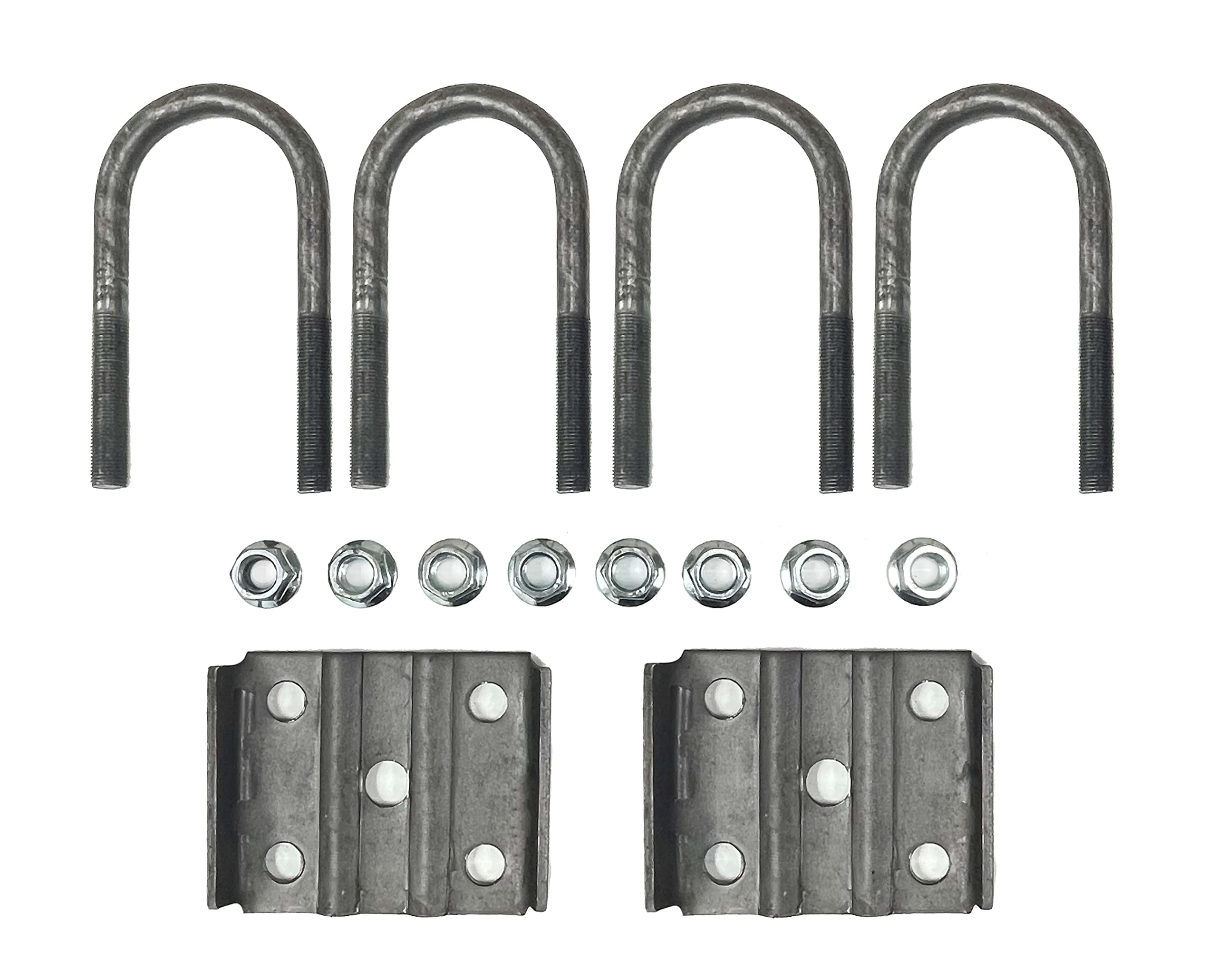 6000lbs Tandem Trailer Axle Suspension Kit with 3000# Springs & U-Bolt Hanger Kit - Heavy Duty Trailer Axle Replacement for Boat, Utility, and Cargo Trailers