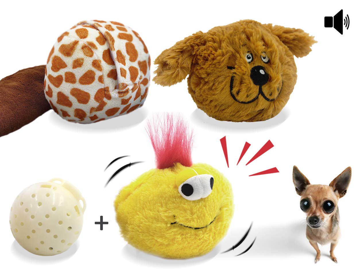 Interactive Plush Electric Dog Toy with Vibration & Squeaky Sounds - Battery Operated Pet Anxiety Relief Toy for Boredom Prevention (Kit) - Perfect for Indoor Play, Training & Keeping Dogs Entertained