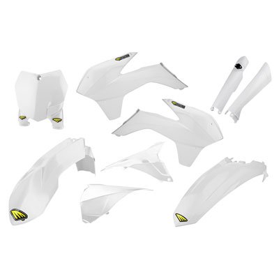 Cycra Powerflow Complete Body Kit White for KTM 300 XC 2013-2014 | Dirt Bike Plastic Kit | Off-Road Motorcycle Protection & Style Upgrade | Perfect for Trail Riding & Motocross Racing