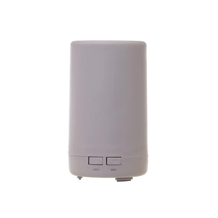 Grey Ultrasonic USB Aromatherapy Diffuser for Stress Relief & Relaxation - Perfect for Home, Office, Yoga & Spa