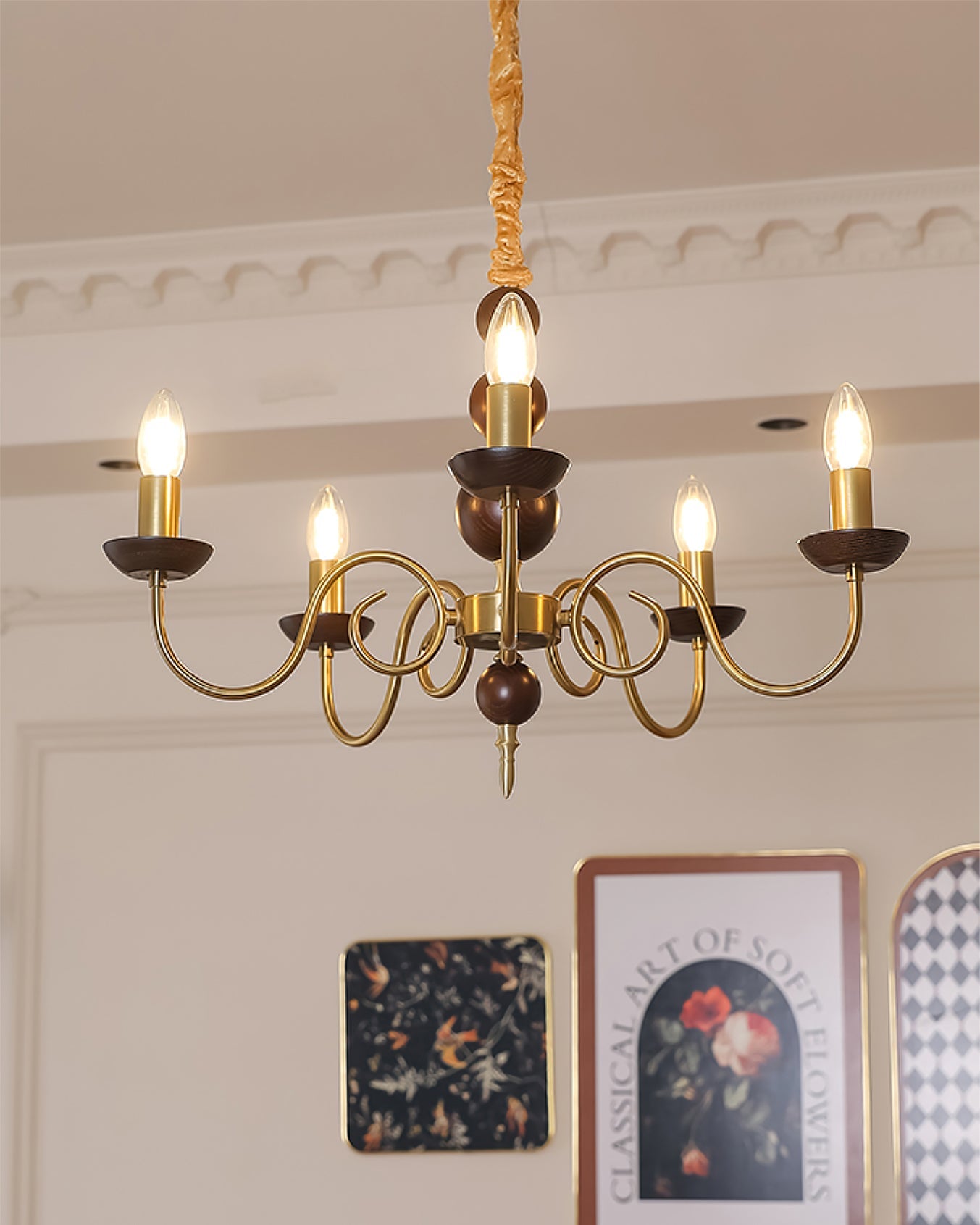 Kalco Chandelier - Elegant Crystal Ceiling Light Fixture for Dining Room, Bedroom & Living Room Decor | Modern Luxury Lighting for Home & Office