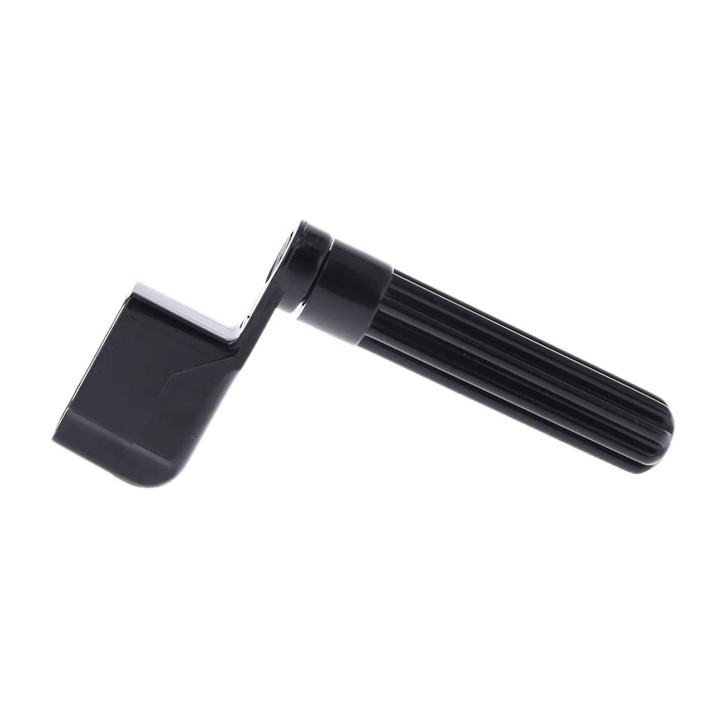 1pc Black Plastic Guitar String Peg Winder & Bridge Pin Puller Tool for Acoustic & Electric Guitars - Perfect for String Changes & Guitar Maintenance