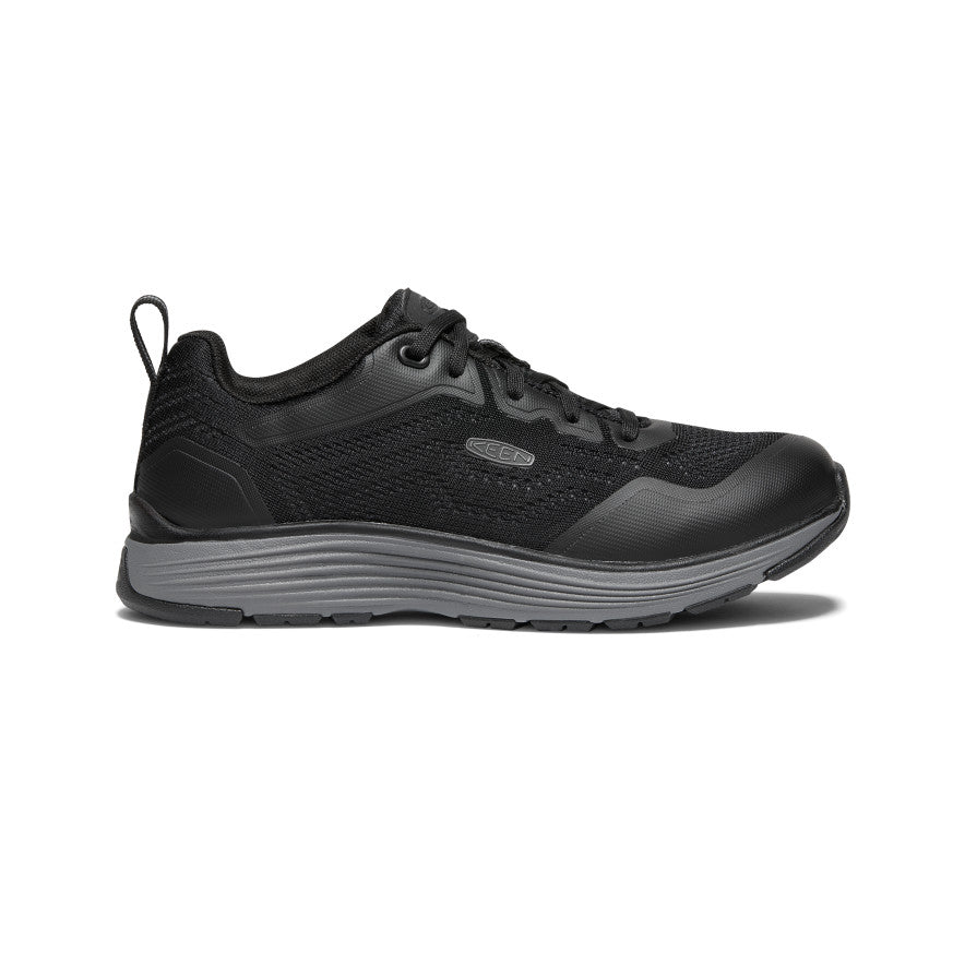 Women's Sparta 2 ESD Soft Toe Work Shoes - Steel Grey & Black | Slip Resistant Safety Shoes for Women | Perfect for Warehouse, Factory & Industrial Work