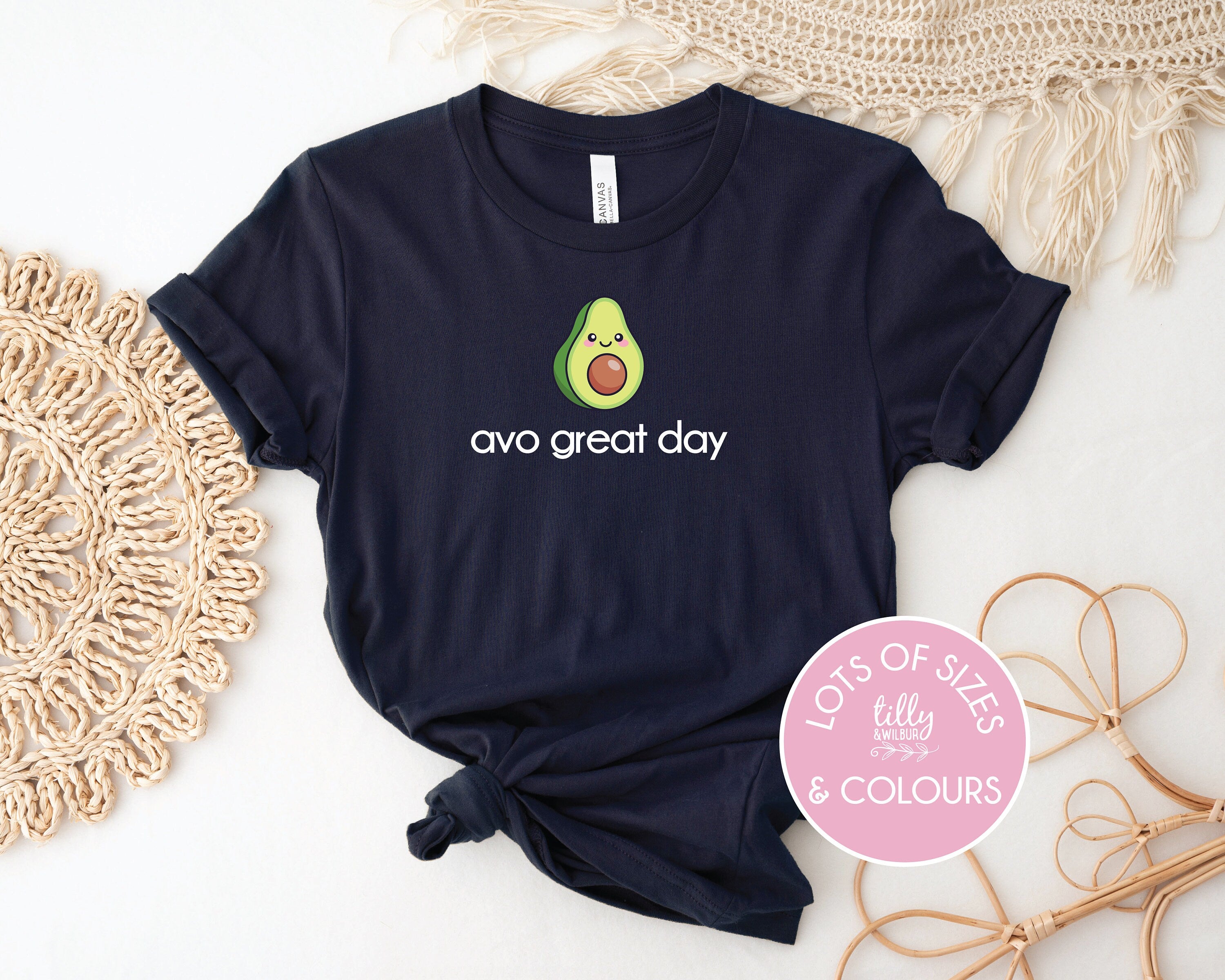 Premium Avo Great Day T-Shirt - Soft Cotton Comfortable Tee for Men & Women - Perfect for Casual Wear, Gifts & Everyday Outfits