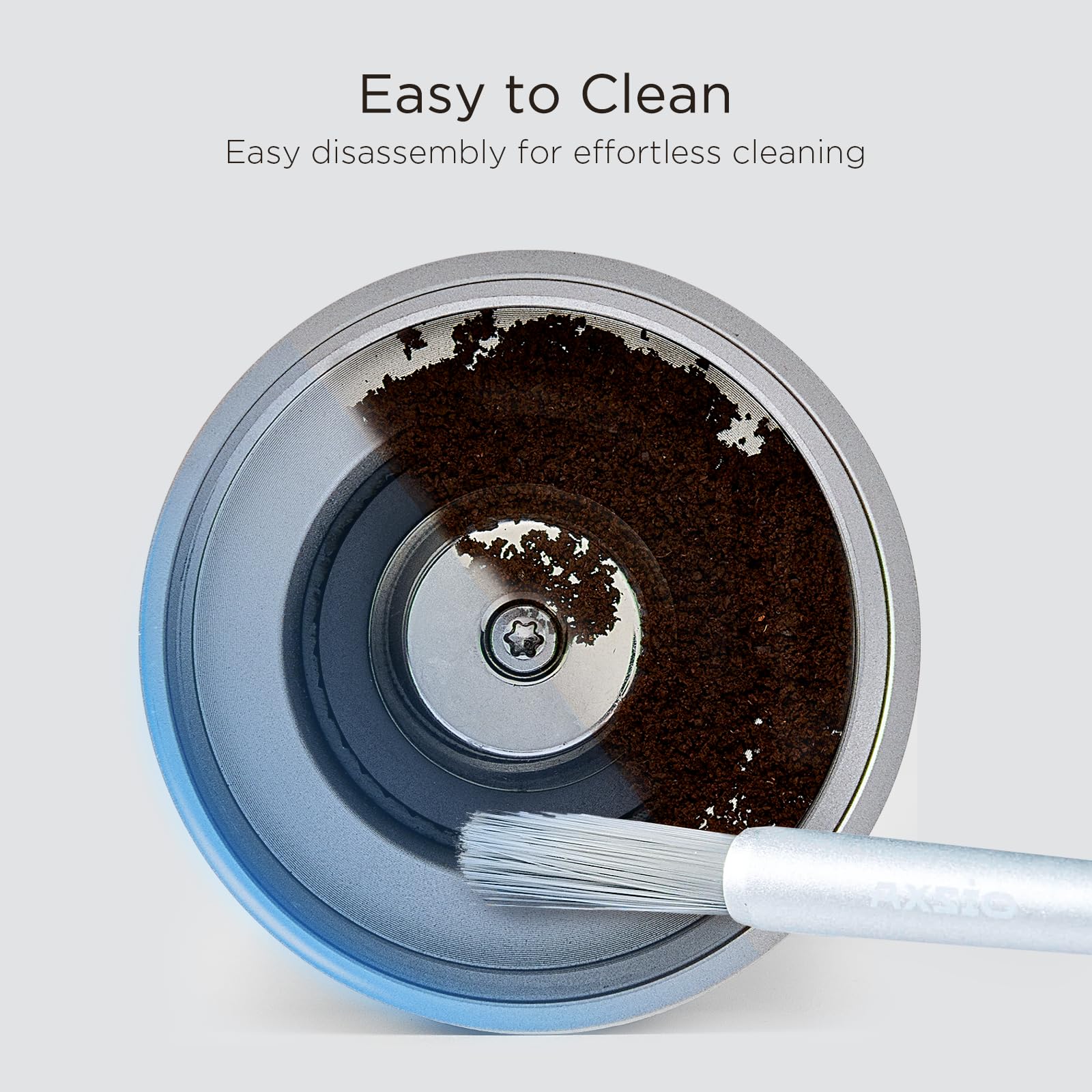 Premium Manual Coffee Grinder - Stainless Steel Conical Burr, Adjustable Coarseness, 35g Capacity for Espresso, French Press & Pour Over | Perfect for Home, Office & Travel Coffee Brewing