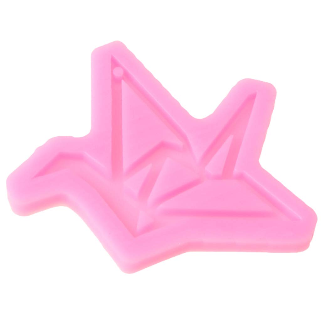 Milue Paper Crane Earring Epoxy Resin Mold - Handmade DIY Jewelry Silicone Mould for Earrings, Keychains & Crafts | Perfect for Gift Making, Party Favors & Boho Fashion Accessories