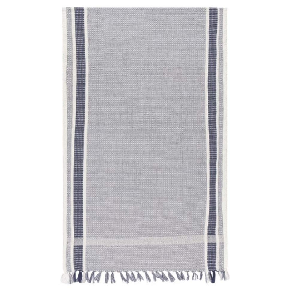NOW DESIGNS Midnight Heirloom Waffle Tea Towel - Premium Absorbent Kitchen Towel for Dishes, Hands & Countertops - Elegant Waffle Weave Design for Modern & Farmhouse Kitchens