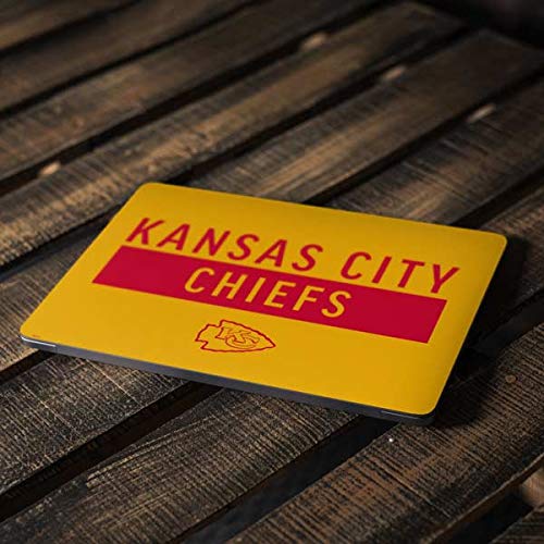 Officially Licensed NFL Kansas City Chiefs Yellow Performance Series Laptop Skin Decal for MacBook Air 13-inch Retina (2018-2019 Models) - Durable Protective Cover for Work, School & Travel