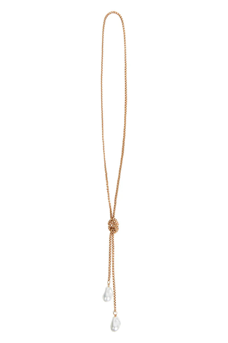 Elegant Ivy Leaf Knot Gold Necklace for Women - Dainty & Trendy Jewelry Gift for Her - Perfect for Weddings, Anniversaries & Everyday Wear