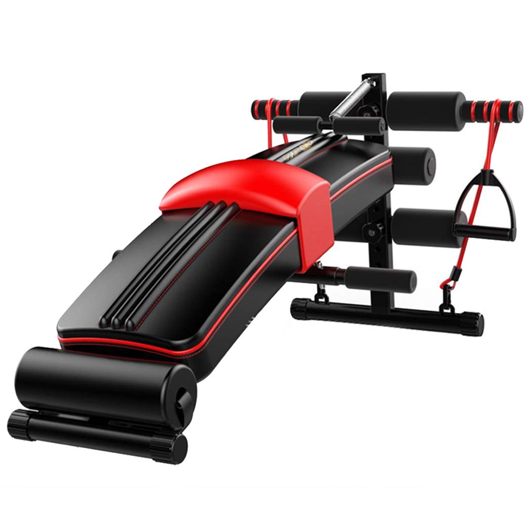 ZZLYY Adjustable Sit Up Bench for Home Gym - Incline, Flat & Decline Ab Workout Machine for Core Training - Perfect for Indoor Fitness & Strength Exercises