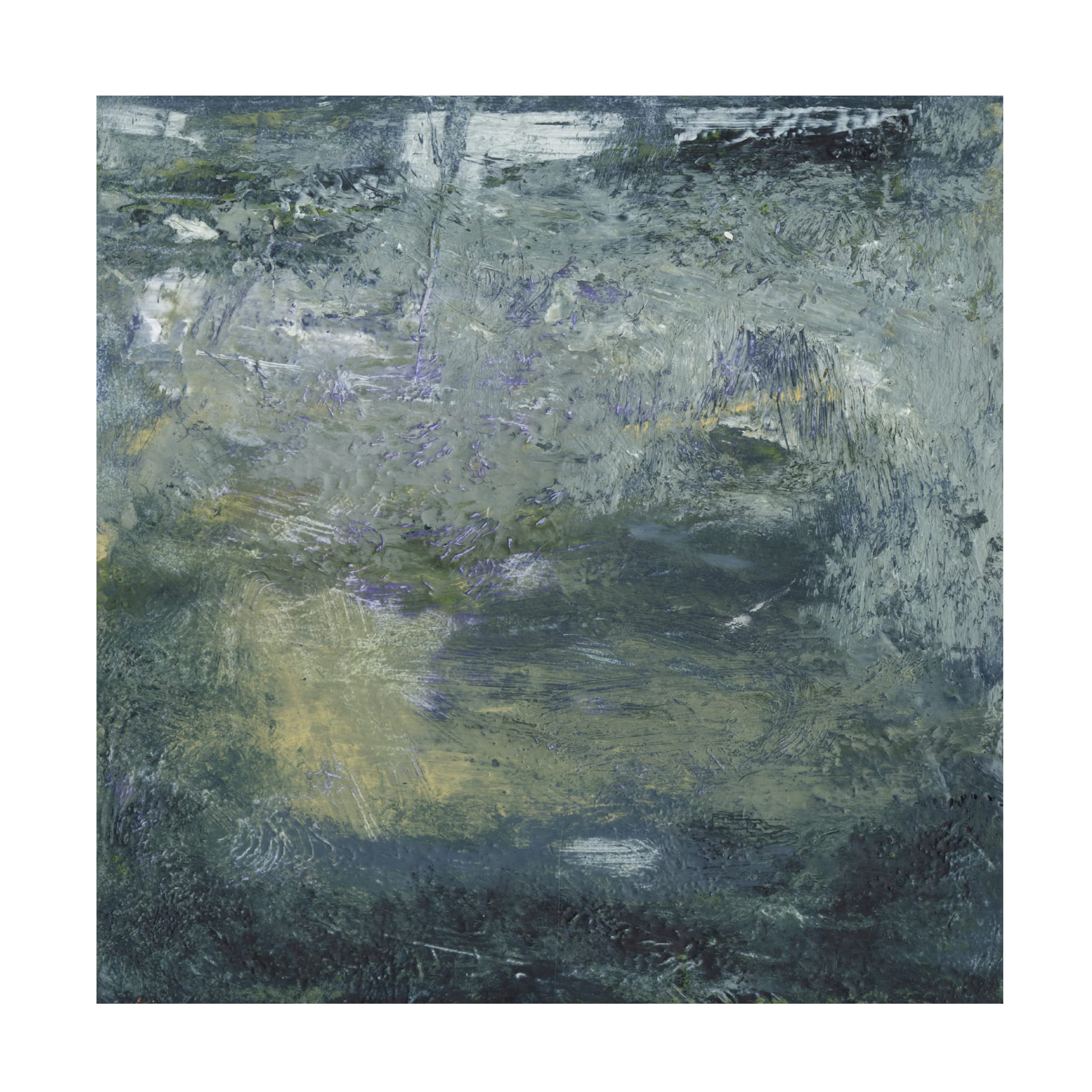 Sharon Gordon 'Encaustic Tile In Blue IV' Canvas Wall Art Print - Modern Home Decor for Living Room, Bedroom & Office - Trademark Fine Art Collection