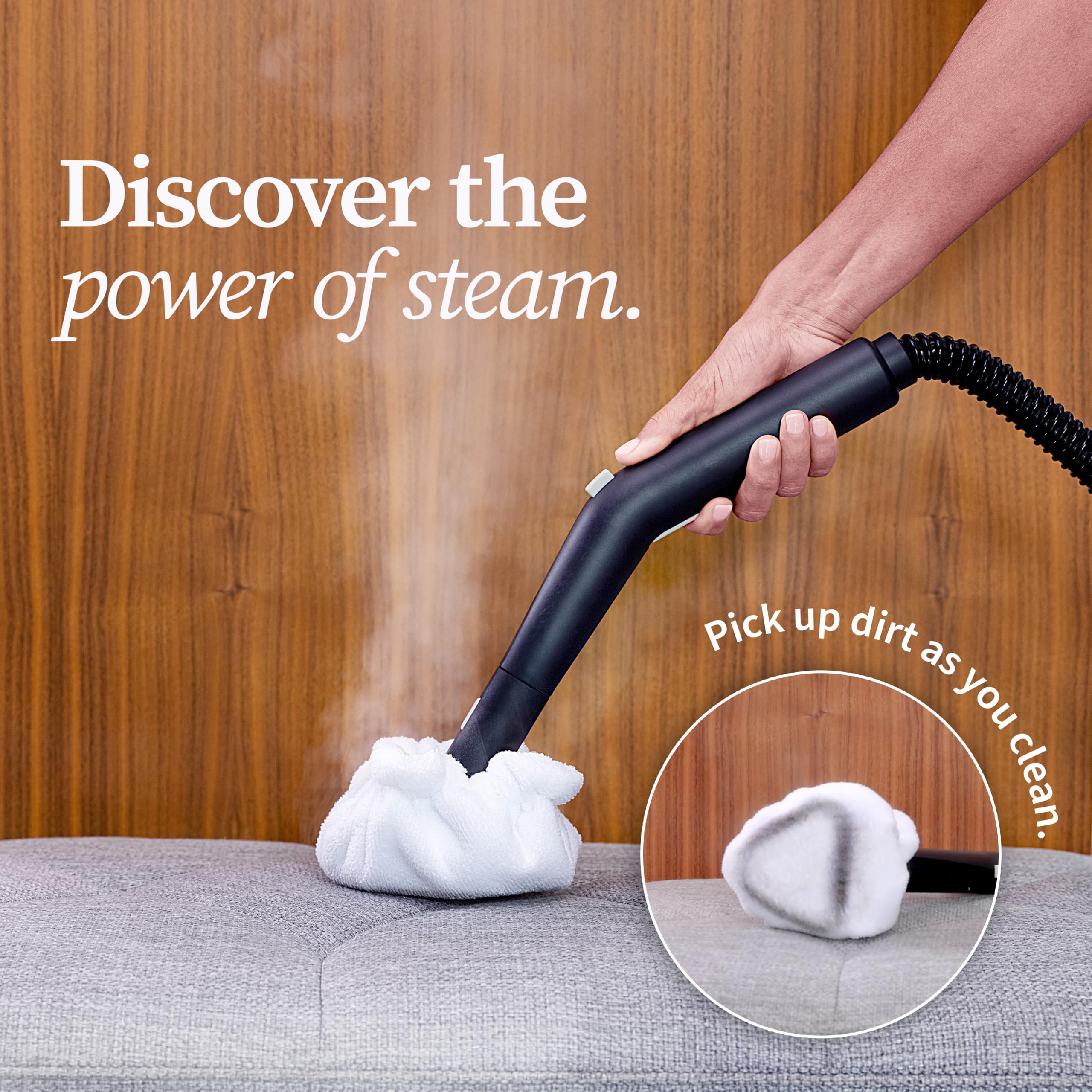 Dupray NEAT Multipurpose Steam Cleaner - Heavy Duty Steamer for Floors, Cars, Home, Upholstery & Grout Cleaning | Sanitize & Deep Clean Without Chemicals | Perfect for Kitchen, Bathroom, Garage & Pet Areas