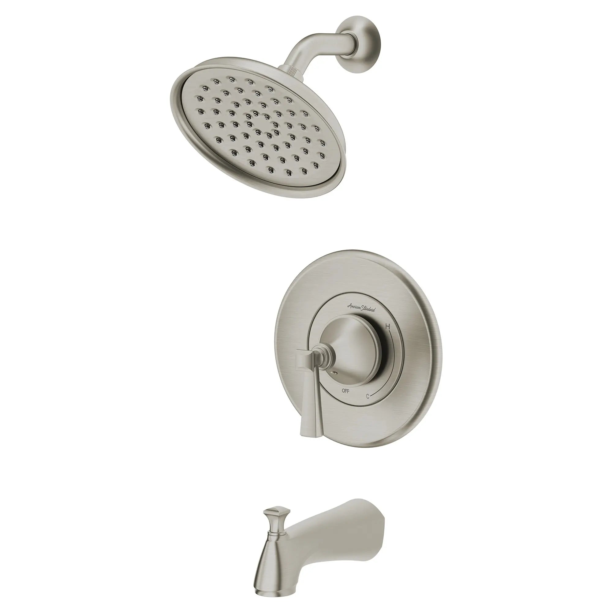 Glenmere 2.5 GPM/6.8 LPM Pressure Balance Tub and Shower Trim Kit with Showerhead & Double Ceramic Cartridge - Perfect for Bathroom Renovation and Modern Home Upgrades
