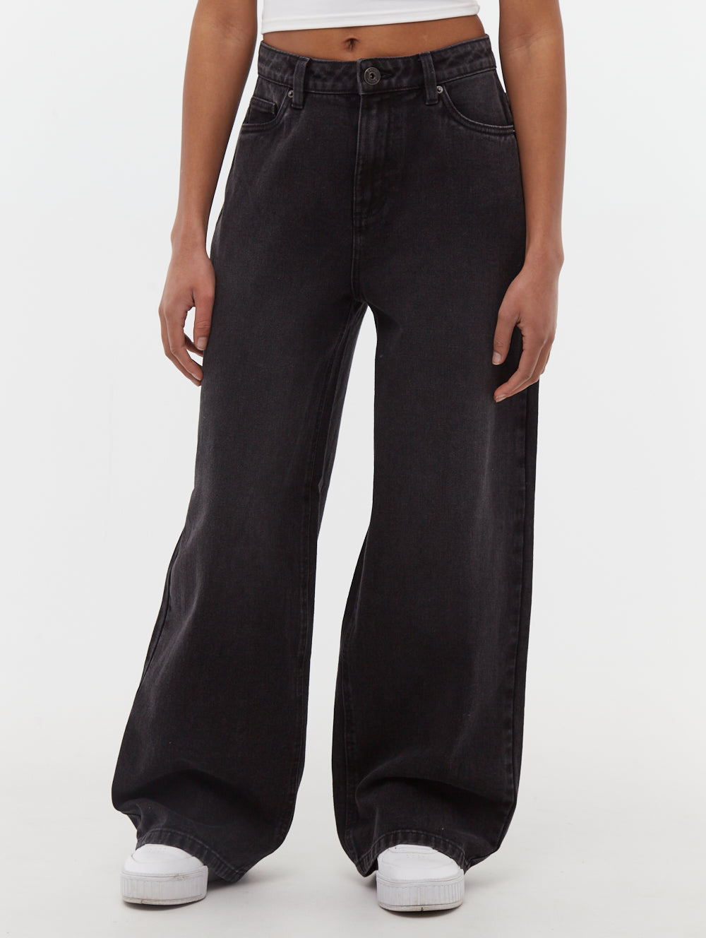 Maxina Women's High Waisted Wide Leg Jeans - Stretchy Denim Pants for Casual & Office Wear | Comfortable & Stylish Everyday Outfit
