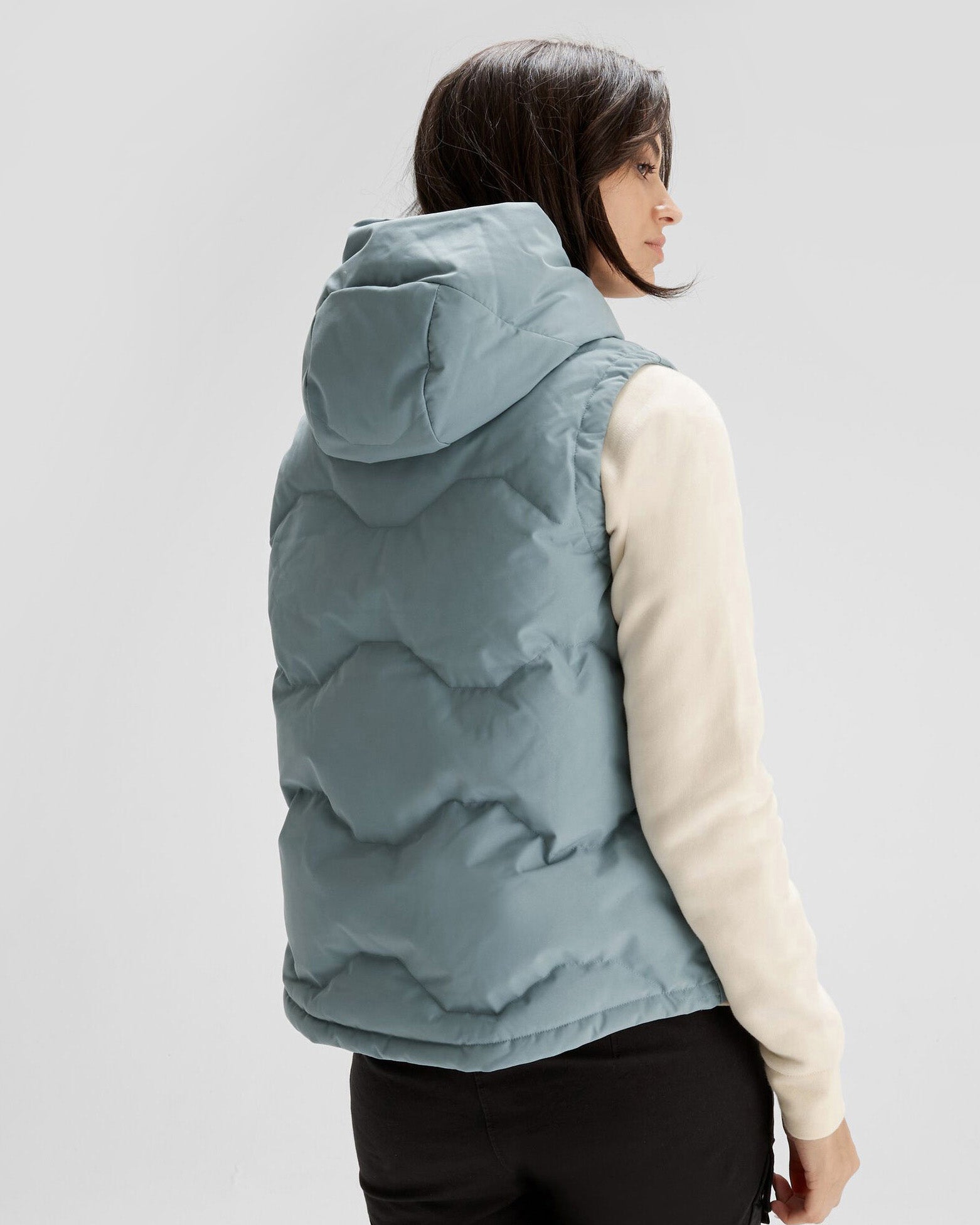 Women's Frisco X Hooded Down Vest - Lightweight Insulated Puffer Vest for Winter, Water-Resistant & Warm - Perfect for Hiking, Travel & Outdoor Activities