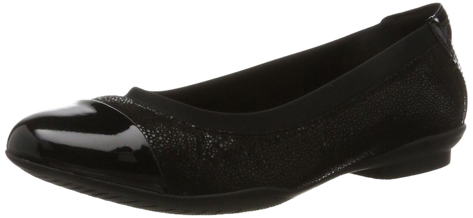 Clarks Girls Neenah Garden Ballet Flats - Comfortable Kids Shoes for School, Play & Special Occasions | Lightweight & Stylish Toddler Flats for Everyday Wear