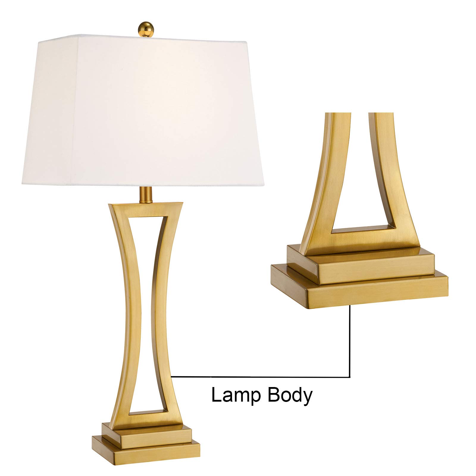 Maxax Contemporary Table Lamps Set of 2 - 30.75
