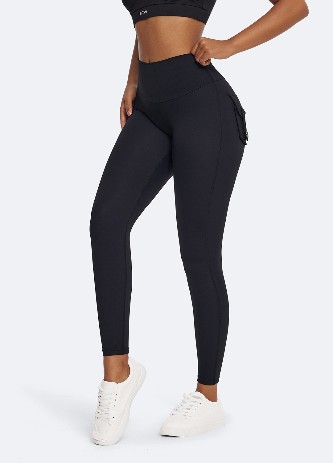 High Waist Push Up Leggings with Back Pockets - Tummy Control Workout Yoga Pants for Women - Perfect for Gym, Running & Everyday Wear