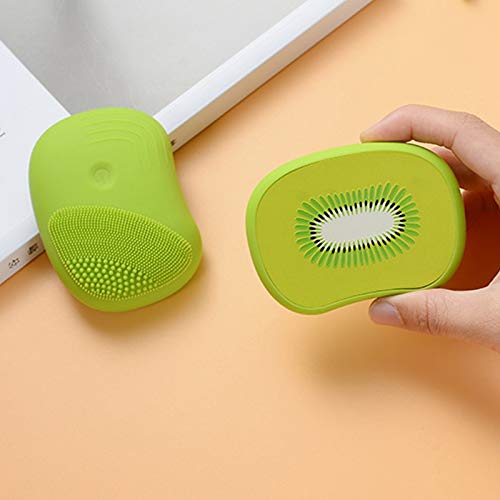 GERALD Electric Silicone Cleanser - Ultrasonic Face Wash for Blackhead Removal & Deep Skin Cleansing - Rechargeable Facial Massager for Acne Prone Skin - Perfect for Daily Skincare Routine & Spa Treatments