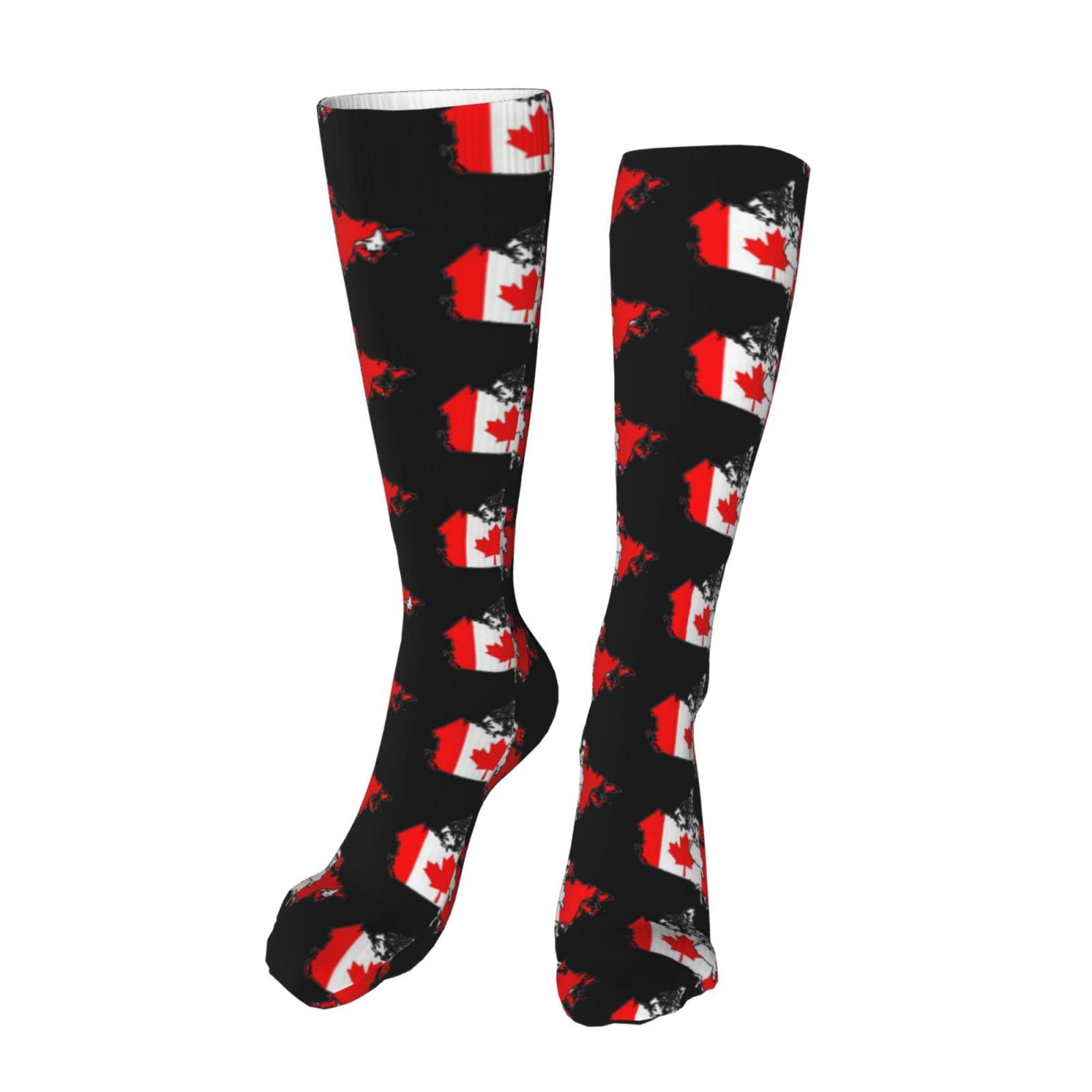 Women's Knee High Socks & Men's Athletic Tube Socks with Saint Kitts and Nevis Flag Design - Perfect for Sports, Workouts, and Patriotic Events
