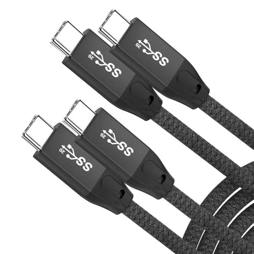UseBean USB C to USB C Cable 100W Fast Charging 15FT (2 Pack) - USB 3.2 Gen 2X2 20Gbps Data Transfer, PD 100W Charger, 4K Video Cord - Compatible with Thunderbolt 3/4 MacBook Pro, iPad Pro, Galaxy S22/S23 - Perfect for Home, Office & Travel Charging