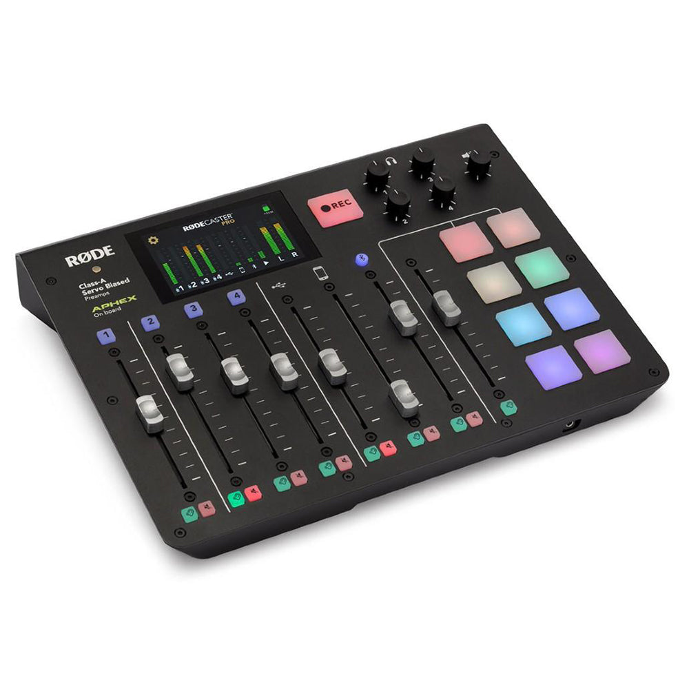 Rodecaster Pro Podcast Production Studio - Professional Audio Mixer for Streaming, Recording & Broadcasting | Perfect for Podcasters, YouTubers & Content Creators