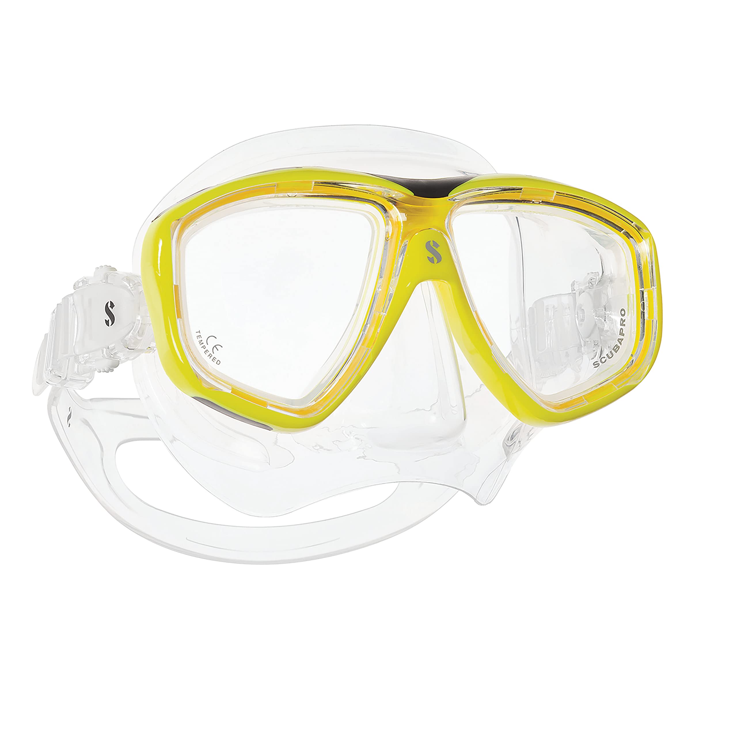 SCUBAPRO Flux Twin Dive Mask - Premium Scuba Diving Gear for Clear Underwater Vision | Perfect for Snorkeling, Spearfishing & Marine Exploration