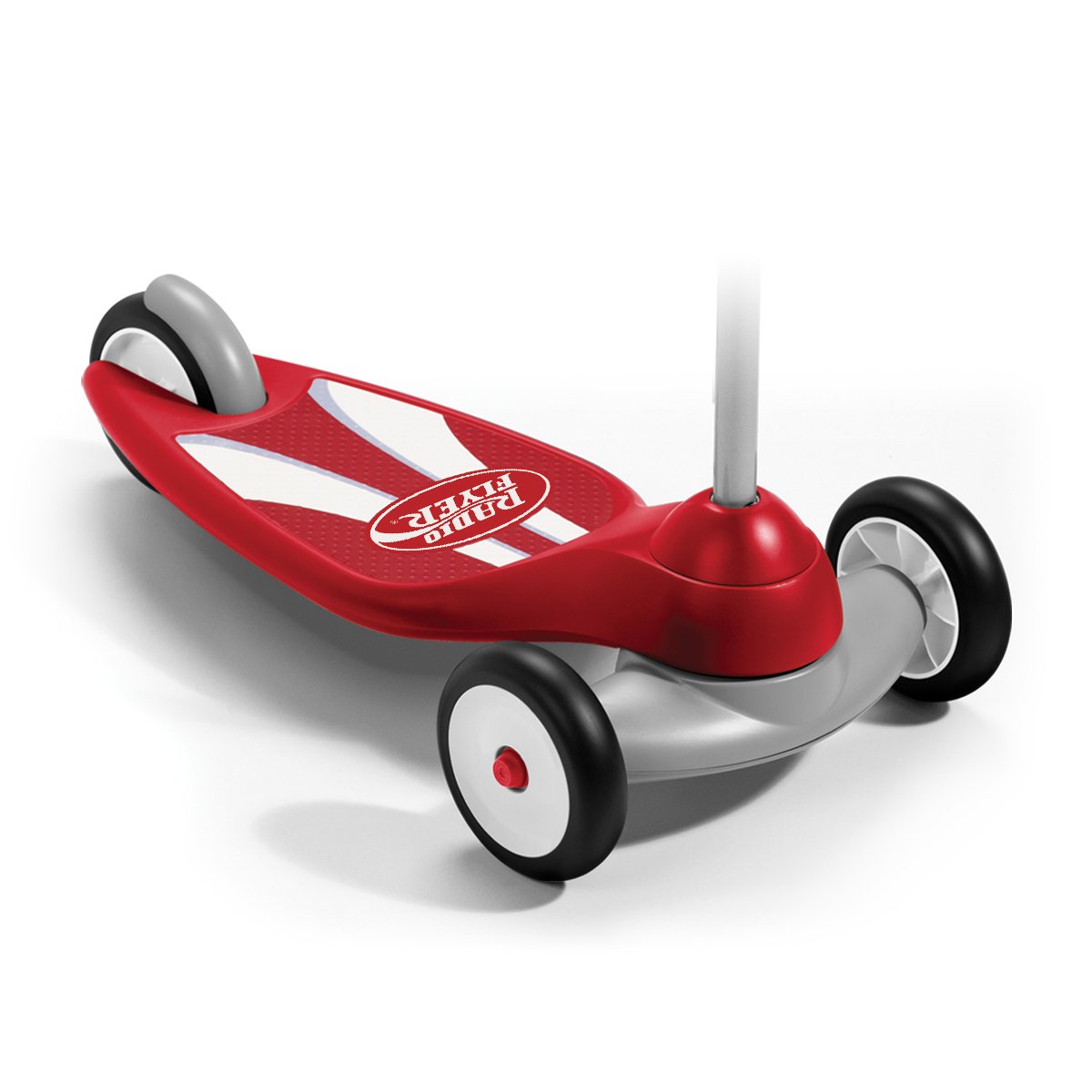 Radio Flyer 97175 First Scooter for Kids - Red 3-Wheel Toddler Scooter with Adjustable Handlebar | Perfect for Outdoor Play, Park Rides & Learning Balance
