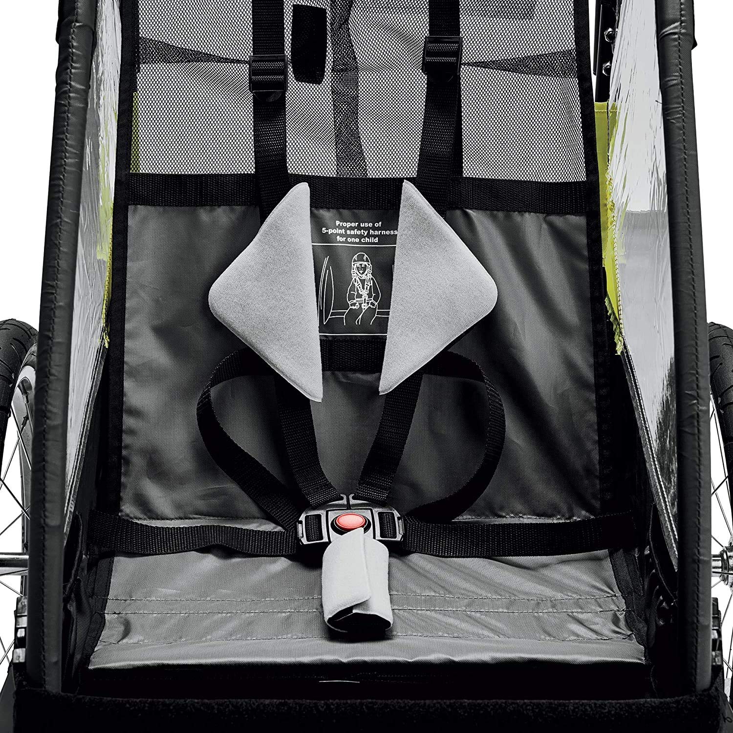 Allen Sports Deluxe 2-in-1 Bike Trailer & Jogging Stroller for Kids - Convertible Bicycle Cargo Carrier & Baby Stroller with Weather Shield - Perfect for Cycling, Running Errands & Outdoor Family Adventures