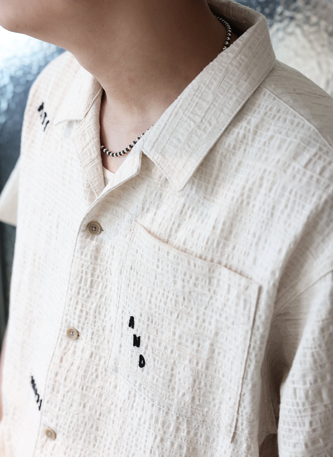 Crochet Knit Open Collar Shirt for Women - Breathable Summer Blouse for Casual Outings, Beach Wear & Boho Style Fashion