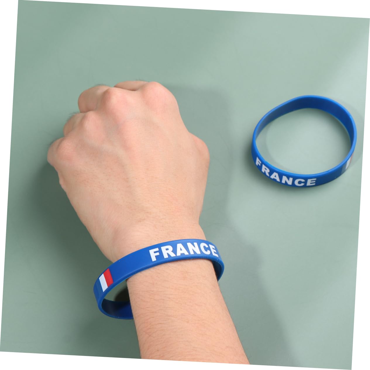 TEHAUX 10 Pcs Rubber Bands Women Bracelets - Durable Silicone Wristbands for Country Fans, Rural Man Party Supplies, Perfect for Concerts, Festivals, and Outdoor Events