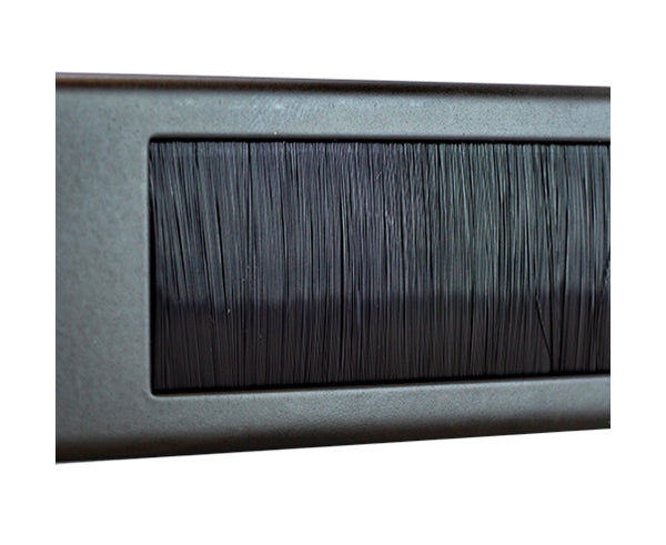1U Brush Filler Panel - Cable Management for Server Rack & Network Equipment - Perfect for Data Centers, Home Offices, and IT Closets