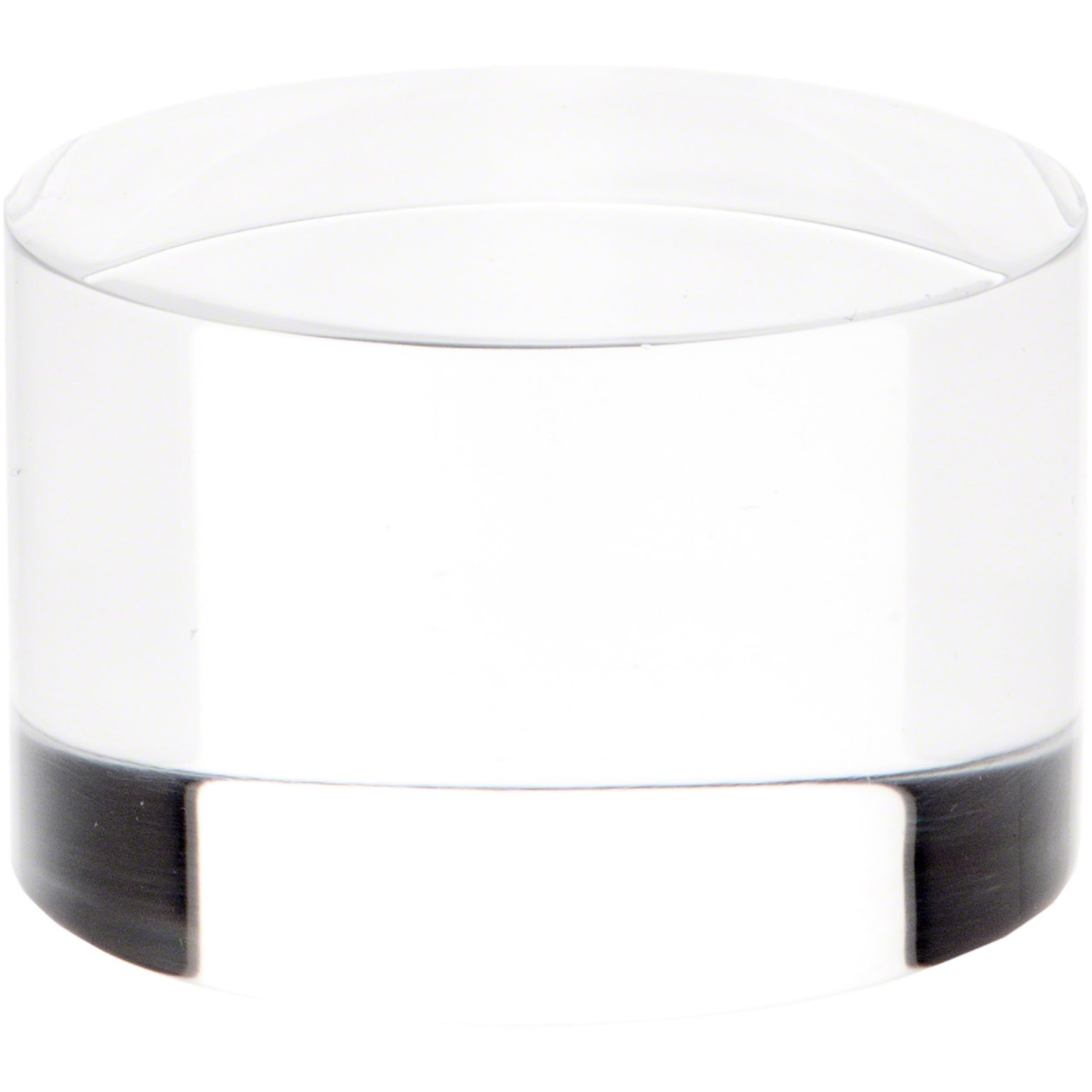 Clear Acrylic Solid Cylinder Round Display Riser - 1.5