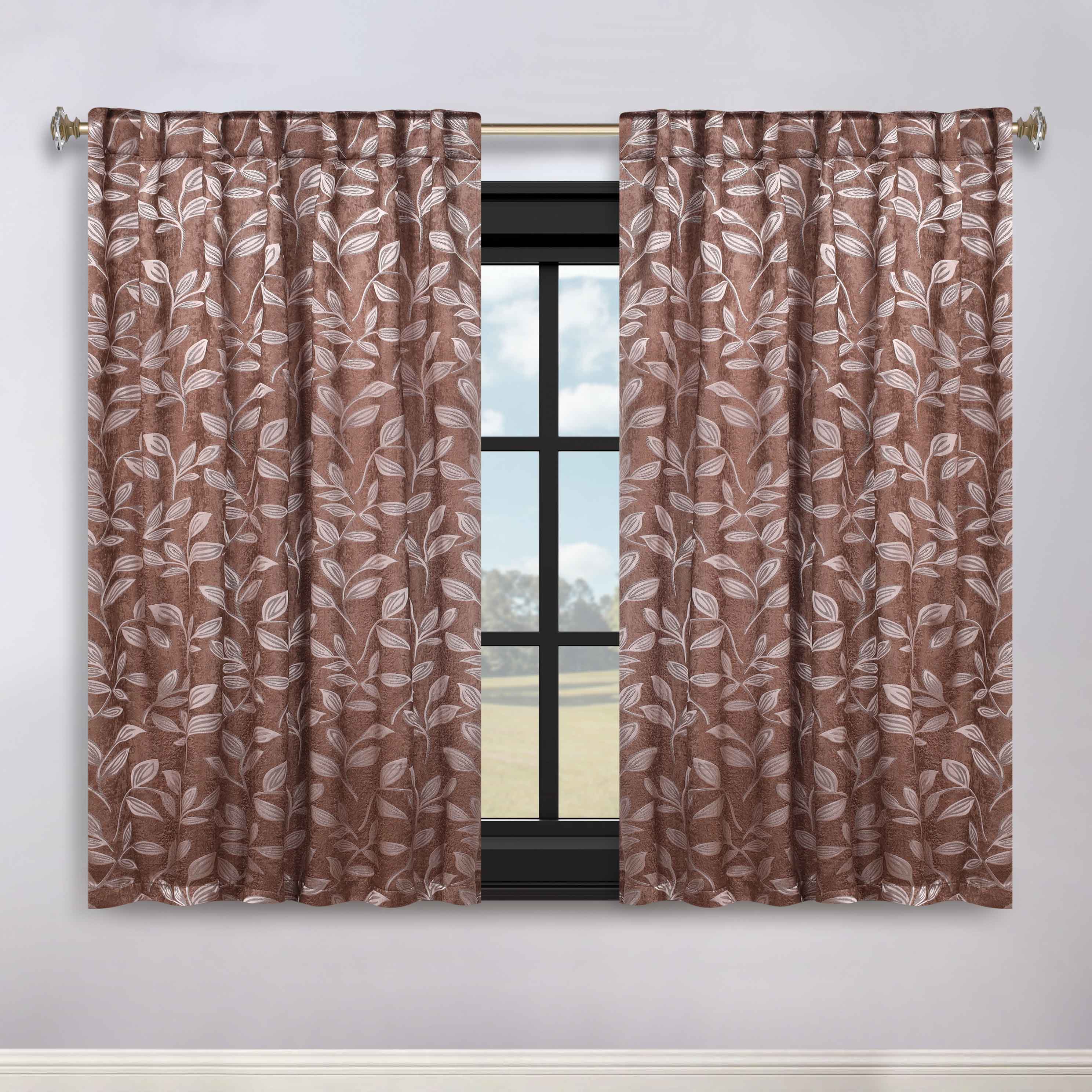 Premium Blackout Curtains for Bedroom - Super Soft Thermal Insulated Room Darkening Drapes with Back Tab Design (Set of 2 Panels) - Perfect for Nursery, Home Theater & Shift Workers