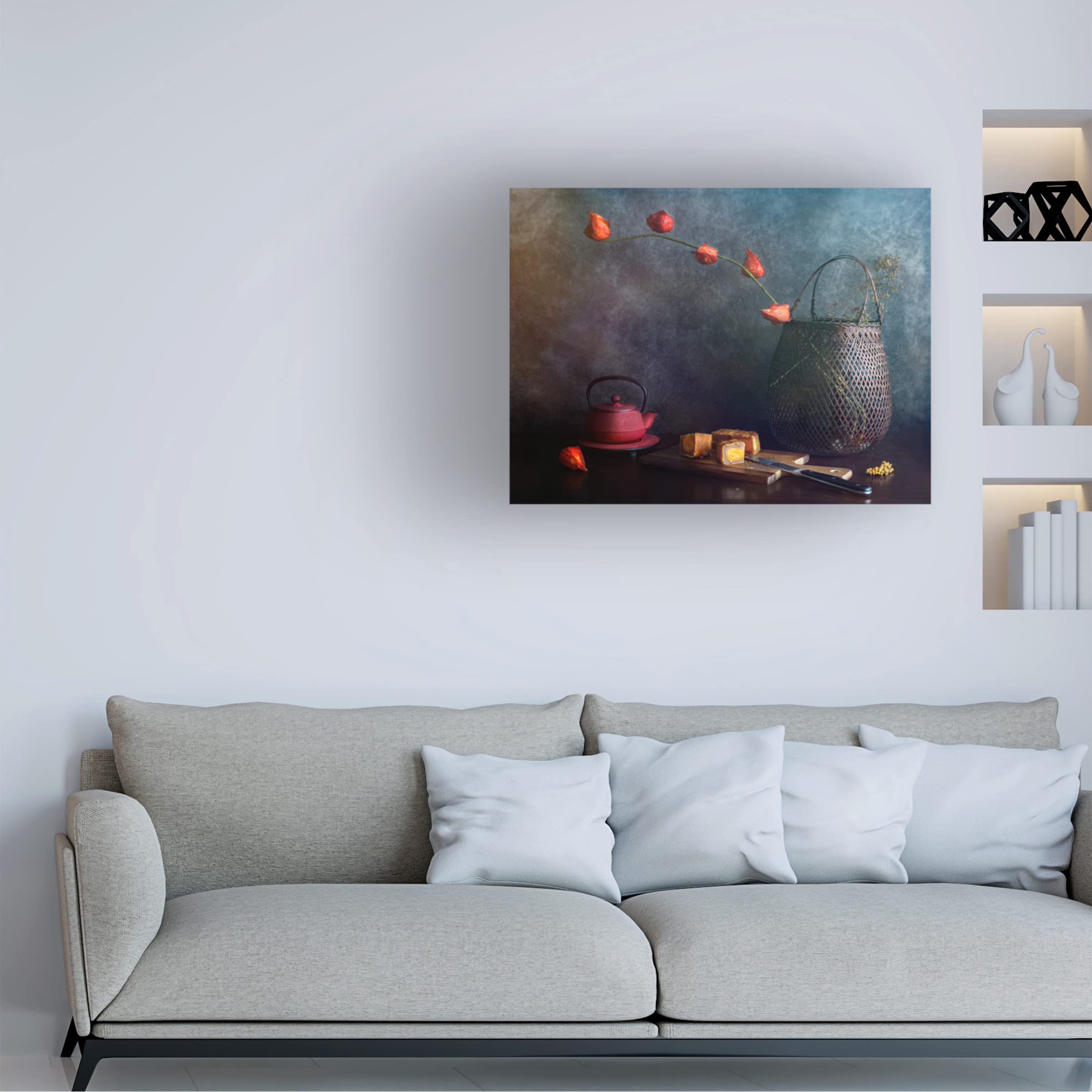Trademark Fine Art 'Full Moon Festivals' Canvas Wall Art Print by Jie Fischer - Perfect for Living Room, Bedroom & Office Decor