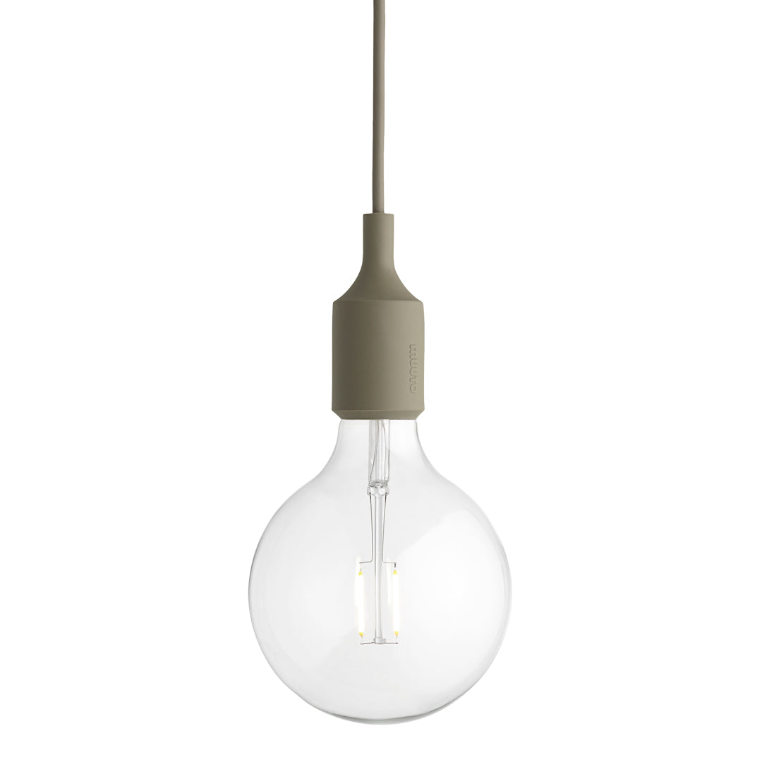 Modern E27 Pendant Light Fixture - Adjustable Hanging Lamp for Kitchen Island, Dining Room & Bedroom Lighting - Dimmable Edison Bulb Compatible