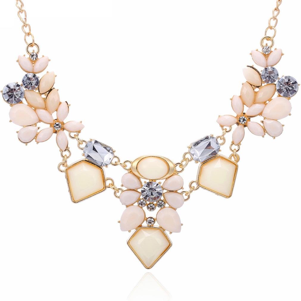 Becoler Crystal Necklace - Elegant Statement Jewelry for Women | Perfect for Parties & Gifts